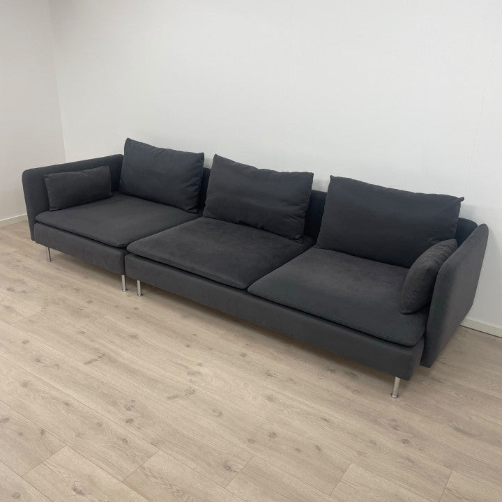 Nyrenset | Mørk IKEA Söderhamn 3-seter sofa/modulsofa