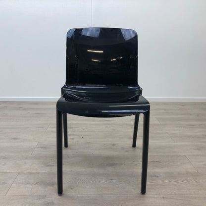 KAST - Sort transparent plaststol