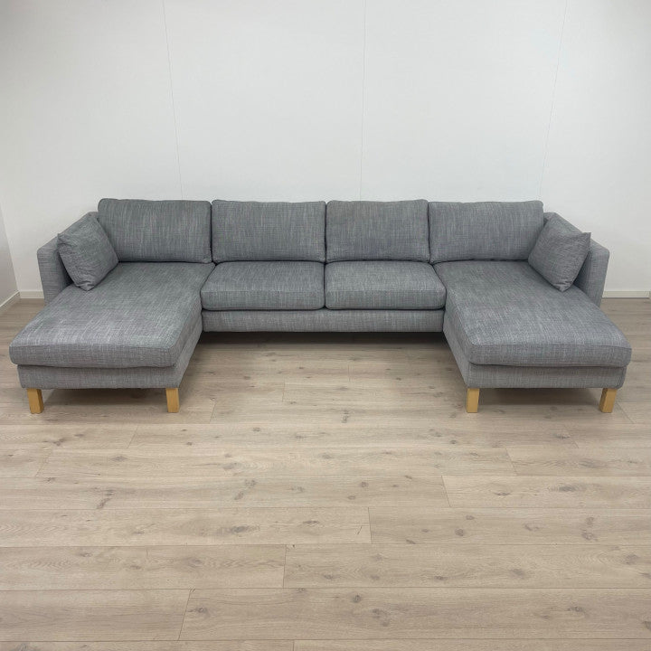 Nyrenset | Grå IKEA Karlstad u-sofa