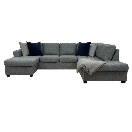 Nyrenset | Max u-sofa med sjeselong fra Skeidar
