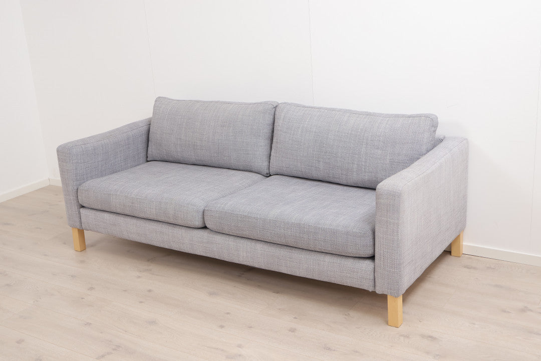 Nyrenset | Grå IKEA Karlstad 3-seter sofa