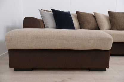 Nyrenset | Cuba u-sofa med sjeselong fra Trademax