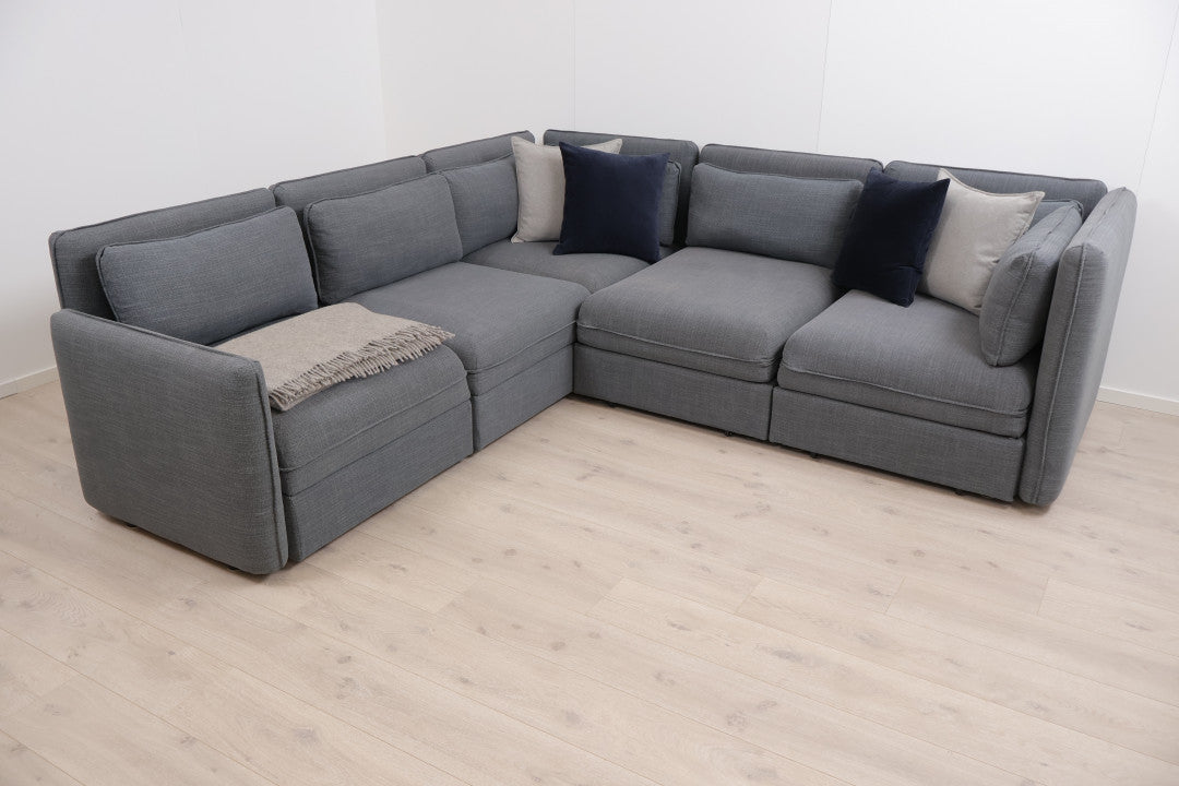 Nyrenset | IKEA Vallentuna hjørnesofa/modulsofa med 2 stk sovemoduler