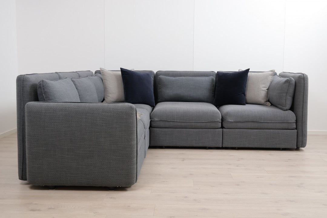 Nyrenset | IKEA Vallentuna hjørnesofa/modulsofa med 2 stk sovemoduler