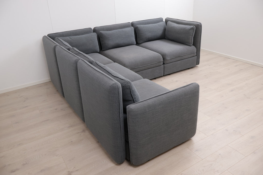 Nyrenset | IKEA Vallentuna hjørnesofa/modulsofa med 2 stk sovemoduler