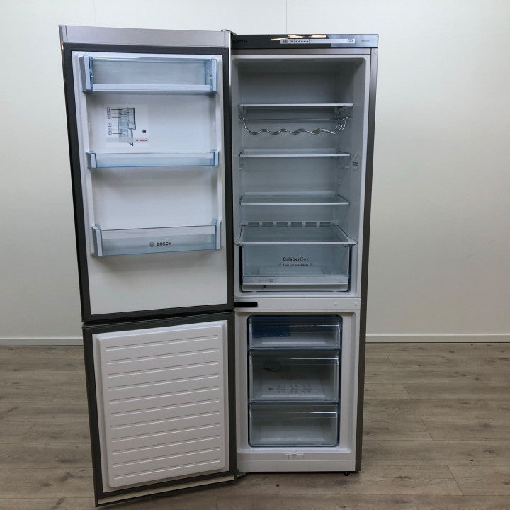 KAST Bosch (Mod: KGV36VI30) kombiskap i rustfritt stål