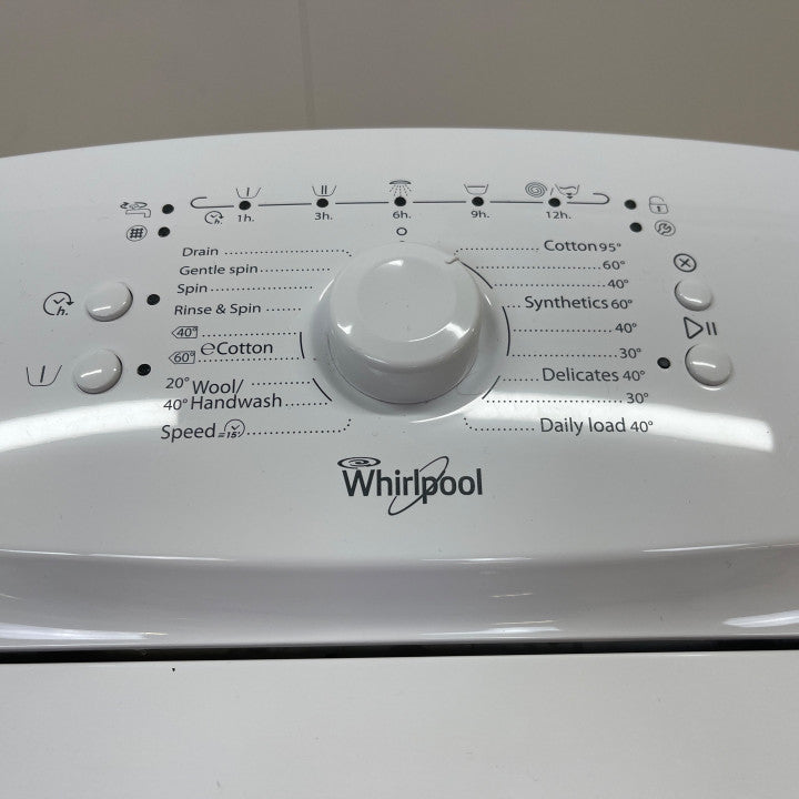 Whirlpool (Mod: AWE6100) toppmatet vaskemaskin