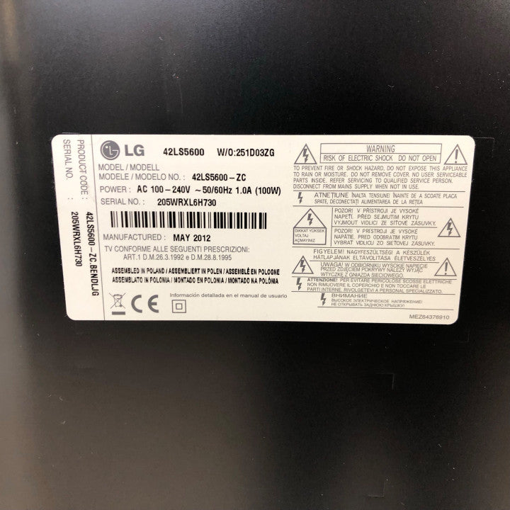 LG 42LS5600-ZC TV