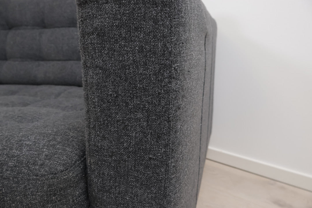 Nyrenset | Mørk grå IKEA Landskrona 3-seter sofa