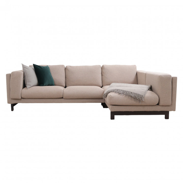 Nyrenset | Beige IKEA Nockeby sjeselongsofa