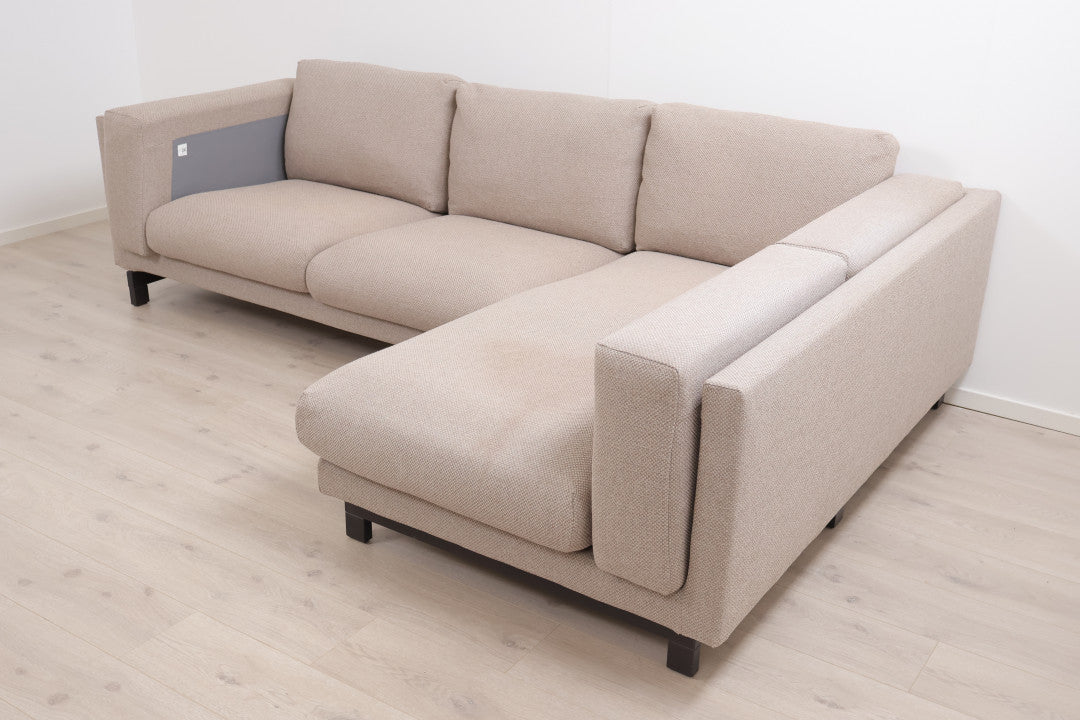 Nyrenset | Beige IKEA Nockeby sjeselongsofa