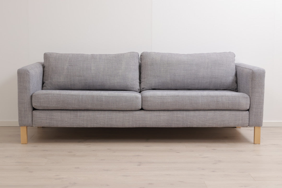 Nyrenset | Grå IKEA Karlstad 3-seter sofa