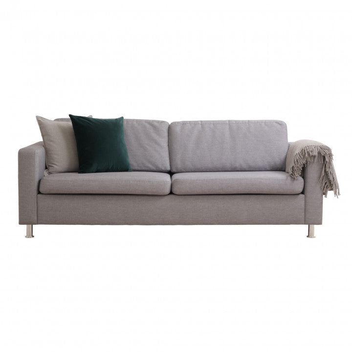 Nyrenset | Grå og moderne 3-seter sofa