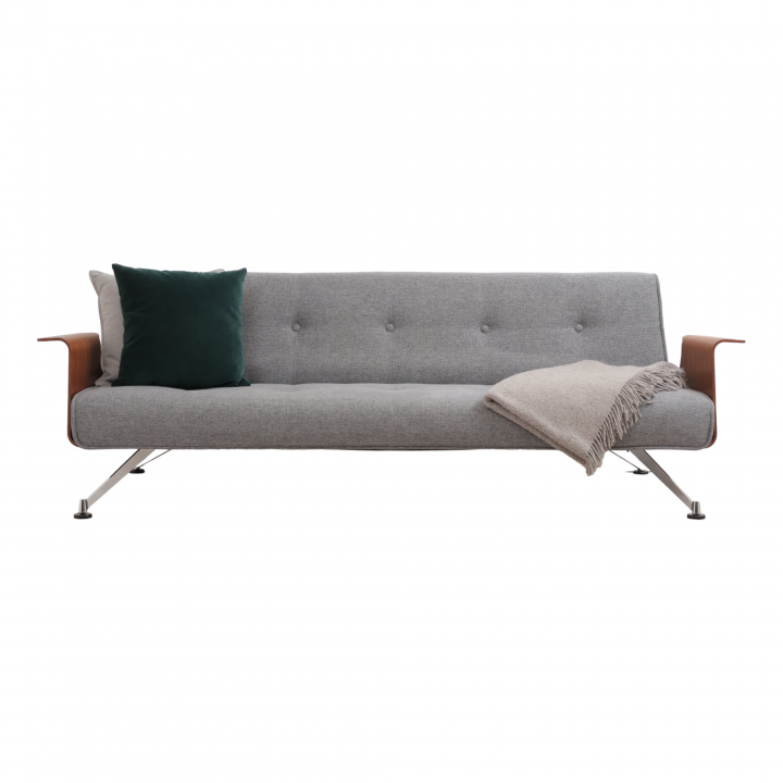 Nyrenset | Innovation Living Clubber 3-seter sofa/sovesofa med fleksibel rygg