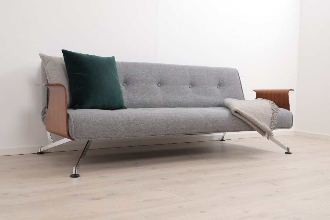 Nyrenset | Innovation Living Clubber 3-seter sofa/sovesofa med fleksibel rygg