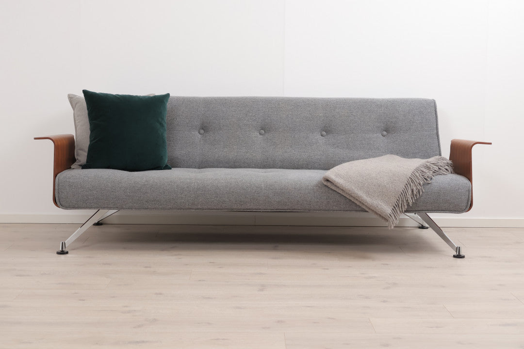 Nyrenset | Innovation Living Clubber 3-seter sofa/sovesofa med fleksibel rygg