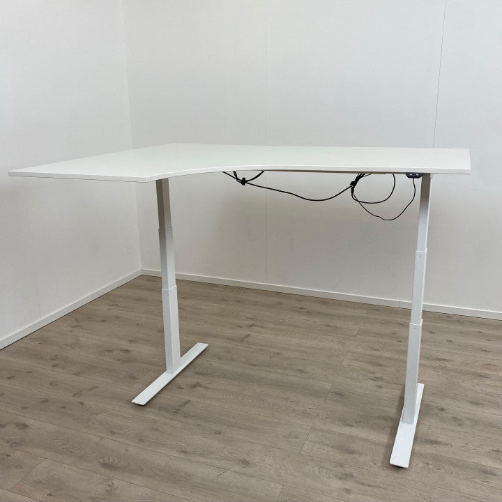Elektrisk hev/senk skrivebord med venstresving