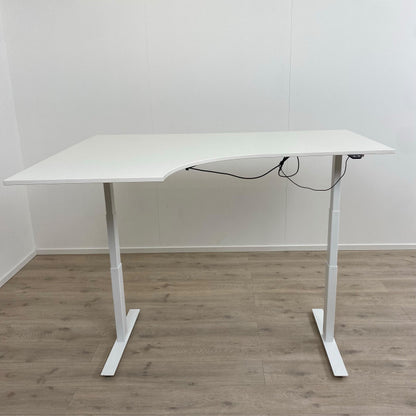 Elektrisk hev/senk skrivebord med venstresving