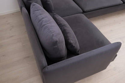 Nyrenset | Mørk IKEA Söderhamn hjørnesofa/modulsofa