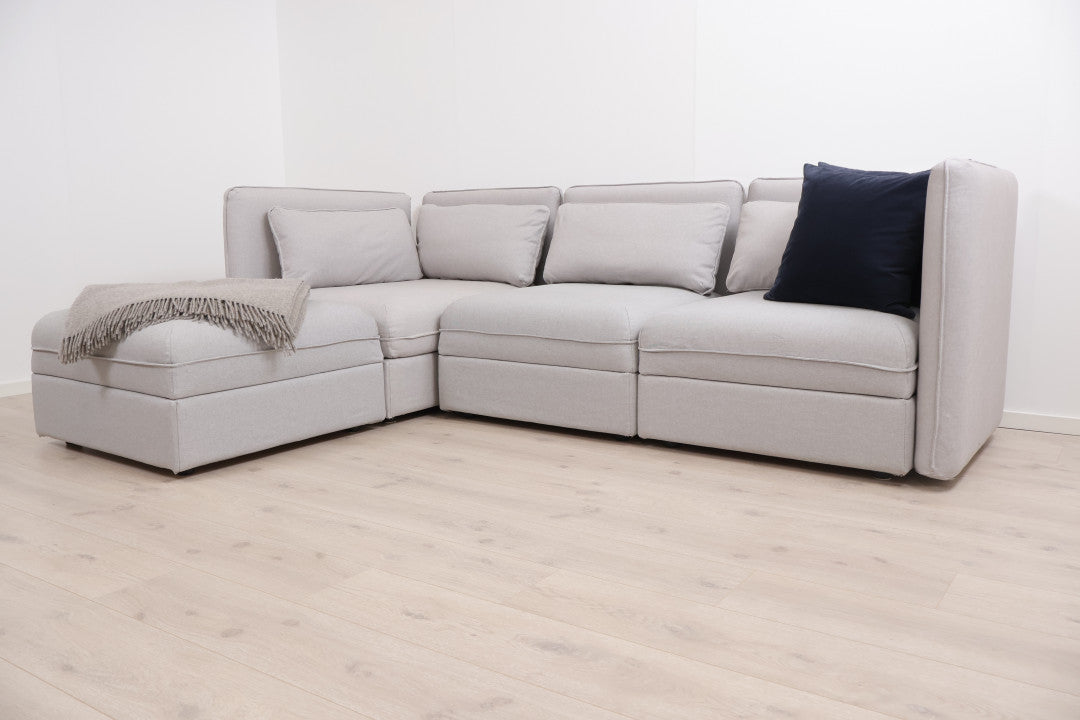 Nyrenset | IKEA Vallentuna hjørnesofa/modulsofa med 3 stk oppbevaringsmoduler