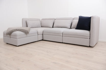 Nyrenset | IKEA Vallentuna hjørnesofa/modulsofa med 3 stk oppbevaringsmoduler