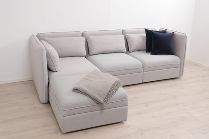 Nyrenset | IKEA Vallentuna hjørnesofa/modulsofa med 3 stk oppbevaringsmoduler