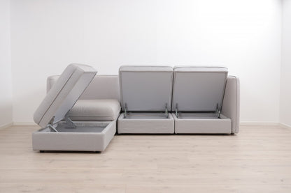 Nyrenset | IKEA Vallentuna hjørnesofa/modulsofa med 3 stk oppbevaringsmoduler
