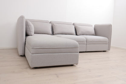 Nyrenset | IKEA Vallentuna hjørnesofa/modulsofa med 3 stk oppbevaringsmoduler