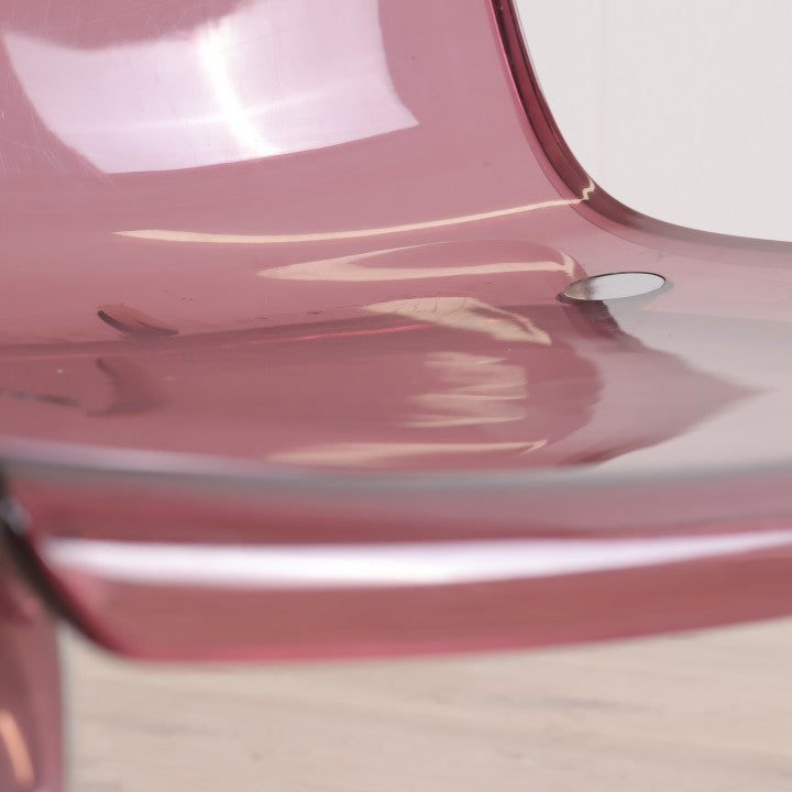 TOBIAS transparente og fleksible stoler med ben i stål