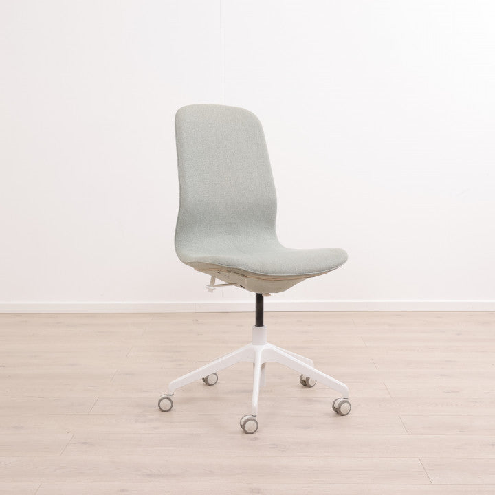 Nyrenset | IKEA LÅNGFJÄLL kontorstol, Gunnared grønn/hvit