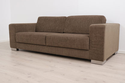 Nyrenset | Brun 3-seter sofa