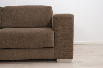 Nyrenset | Brun 3-seter sofa