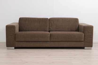 Nyrenset | Brun 3-seter sofa