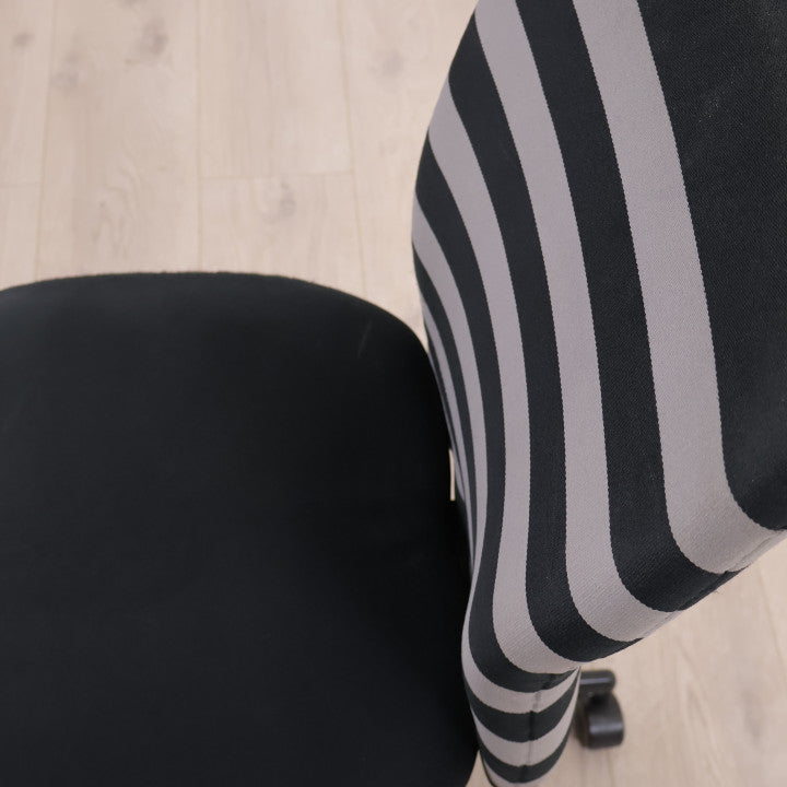 Nyrenset | Vitra kontorstol med stripete rygg