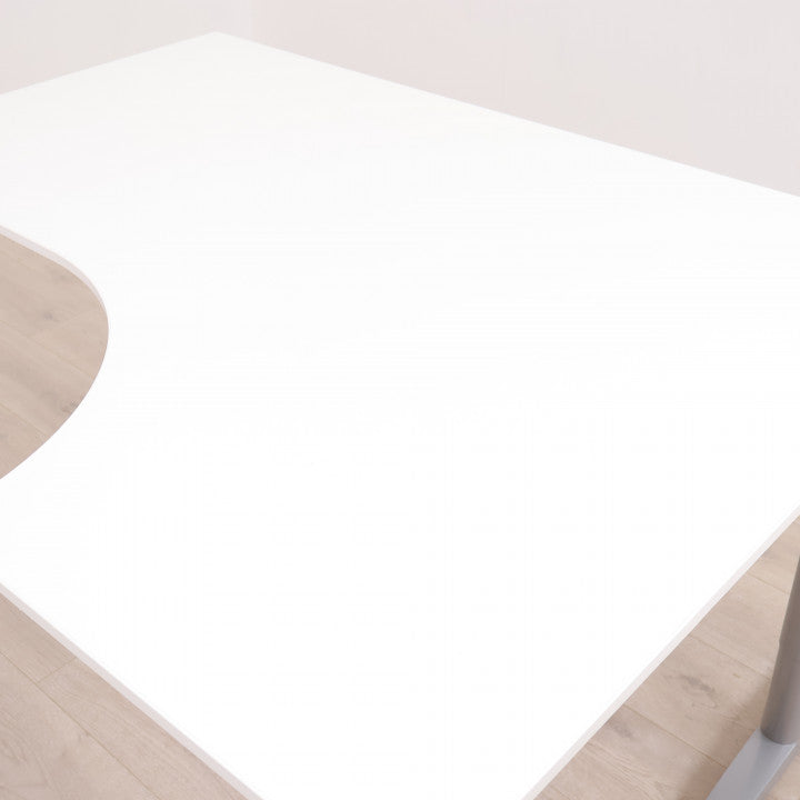 IKEA Galant manuell hev/senk skrivebord med høyresving