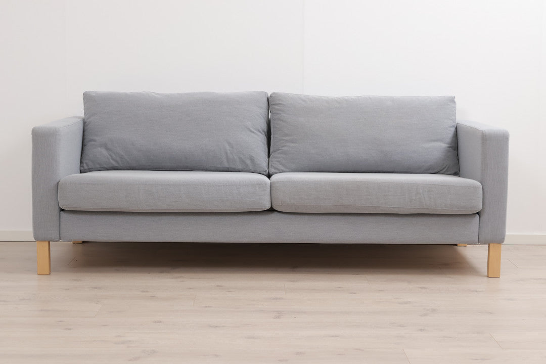 Nyrenset | Grå/blå IKEA Karlstad 3-seter sofa