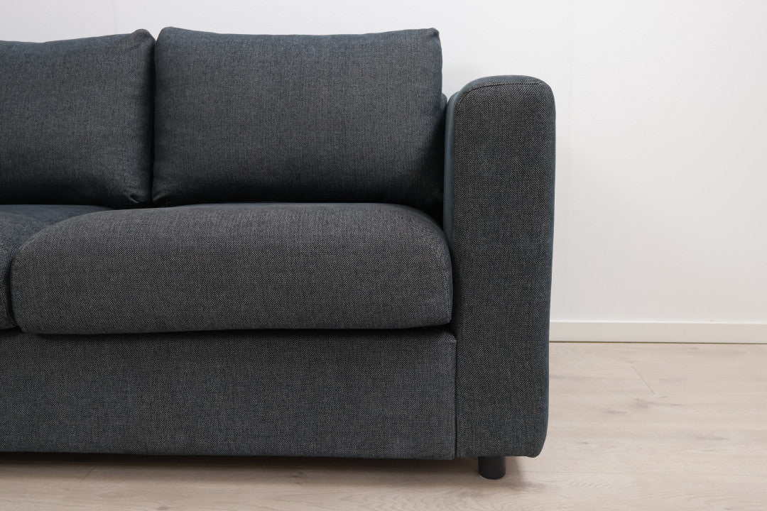 Nyrenset | Mørk IKEA Vimle 3-seter sofa