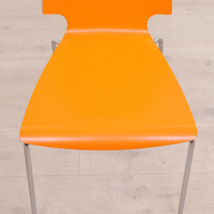 Oransje IKEA Vilmar stol