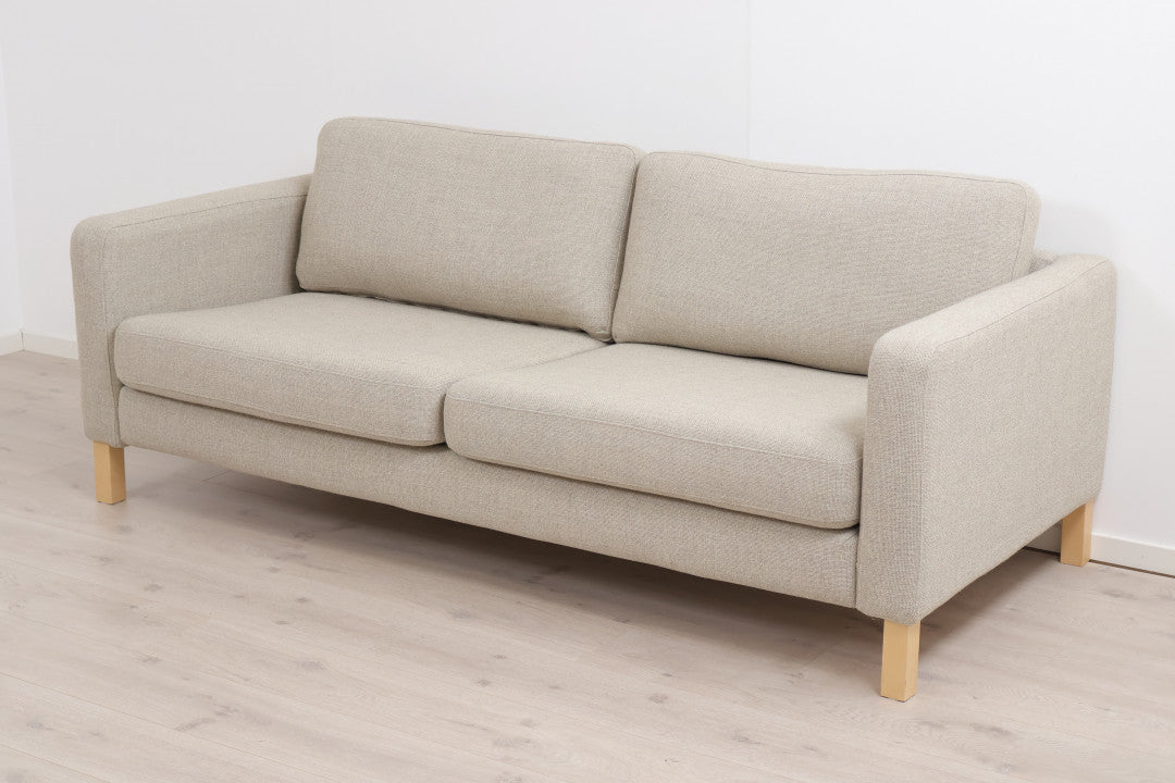 Nyrenset | Beige IKEA Karlstad 3-seter sofa