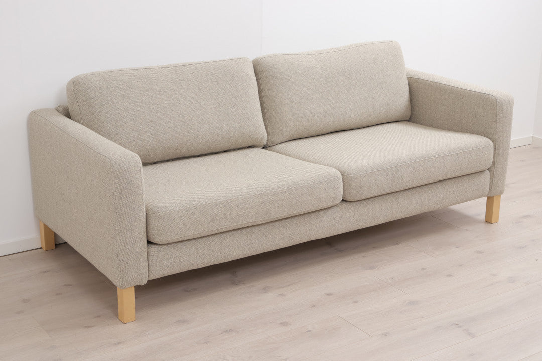 Nyrenset | Beige IKEA Karlstad 3-seter sofa