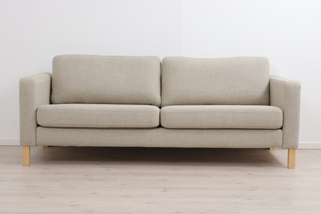 Nyrenset | Beige IKEA Karlstad 3-seter sofa