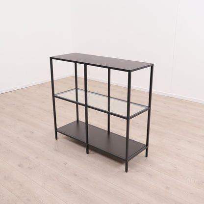 IKEA VITTSJÖ brunsvart hylle