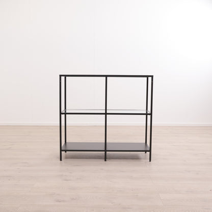 IKEA VITTSJÖ brunsvart hylle