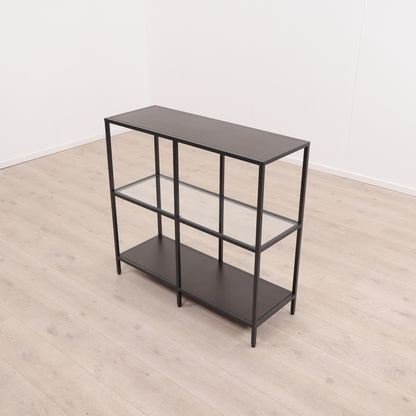 IKEA VITTSJÖ brunsvart hylle