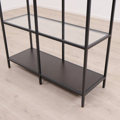 IKEA VITTSJÖ brunsvart hylle