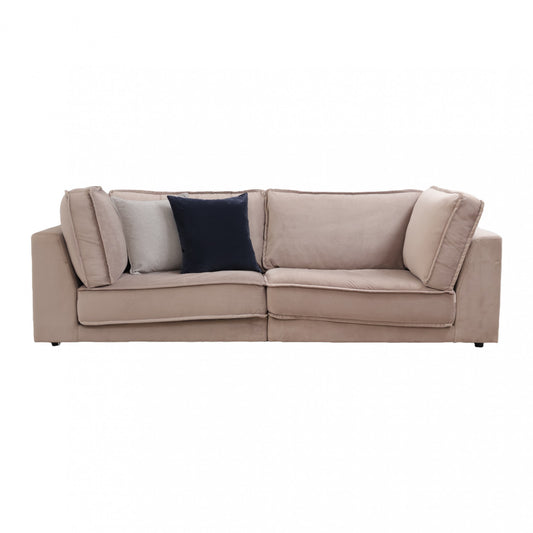 Nyrenset | Beige Bolia Noora modulsofa i velur