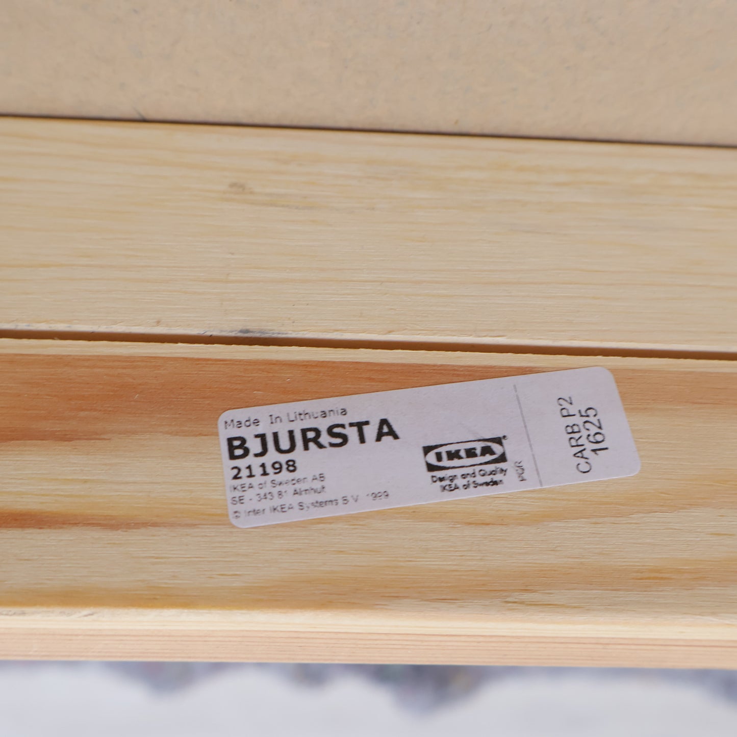 IKEA BJURSTA spisebord med uttrekkbar forlengelse