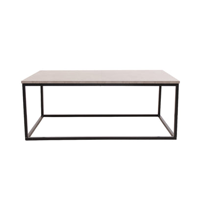 Sofabord med betongfinish