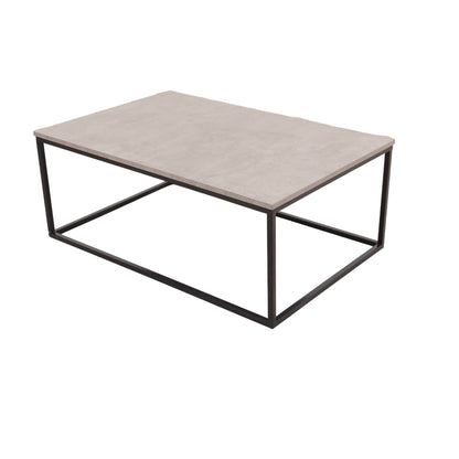 Sofabord med betongfinish