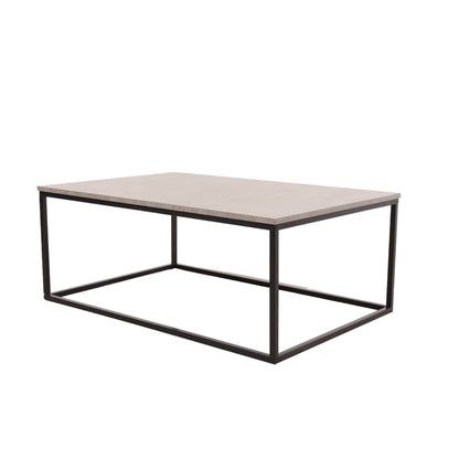 Sofabord med betongfinish